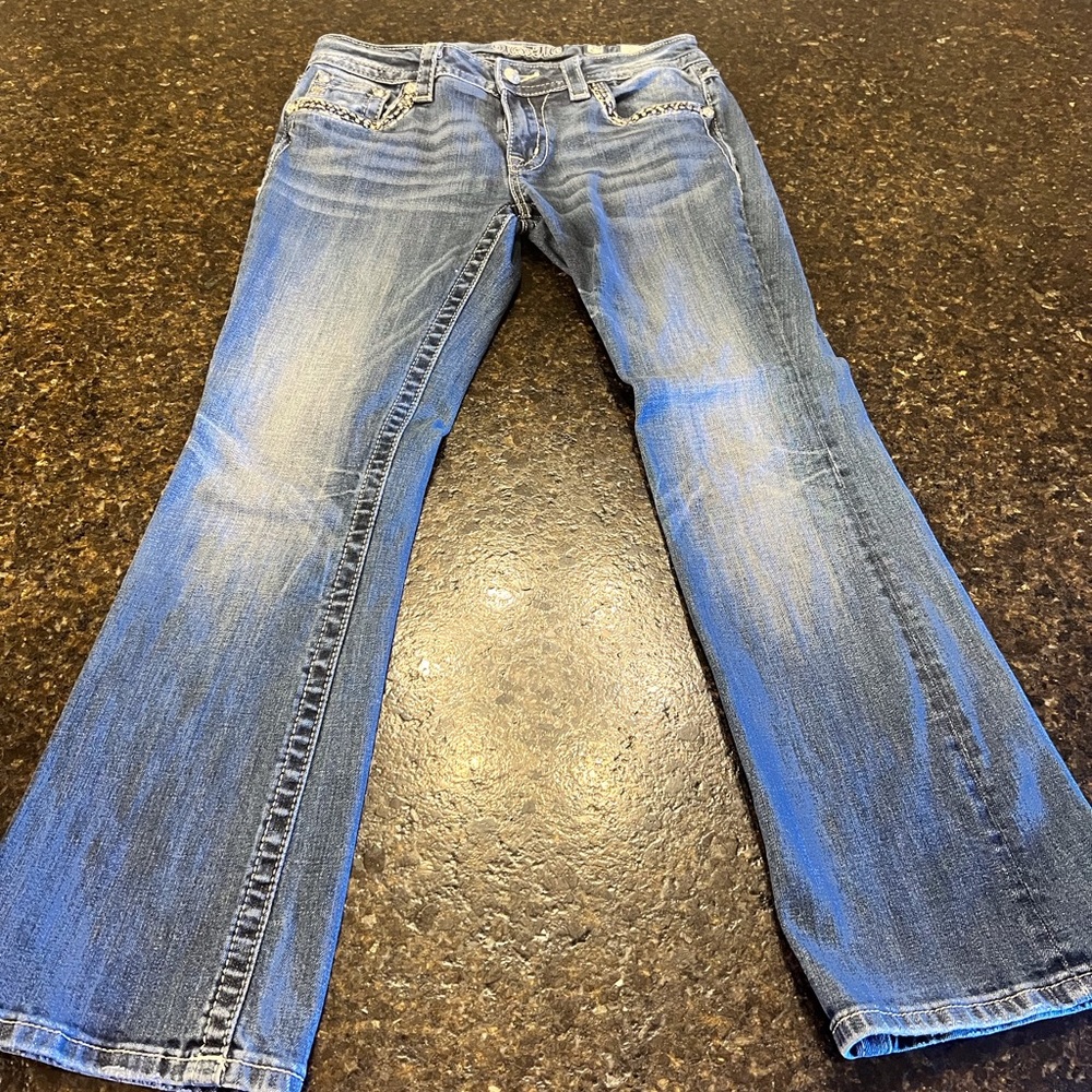 Miss Me Blue Boot Cut Jeans
